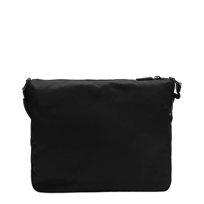 Black Re-Nylon Shoulder Bag
