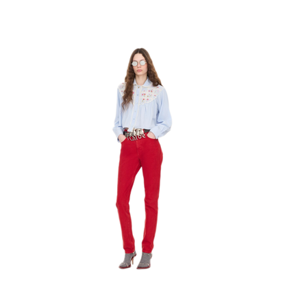 Red Denim Jeans