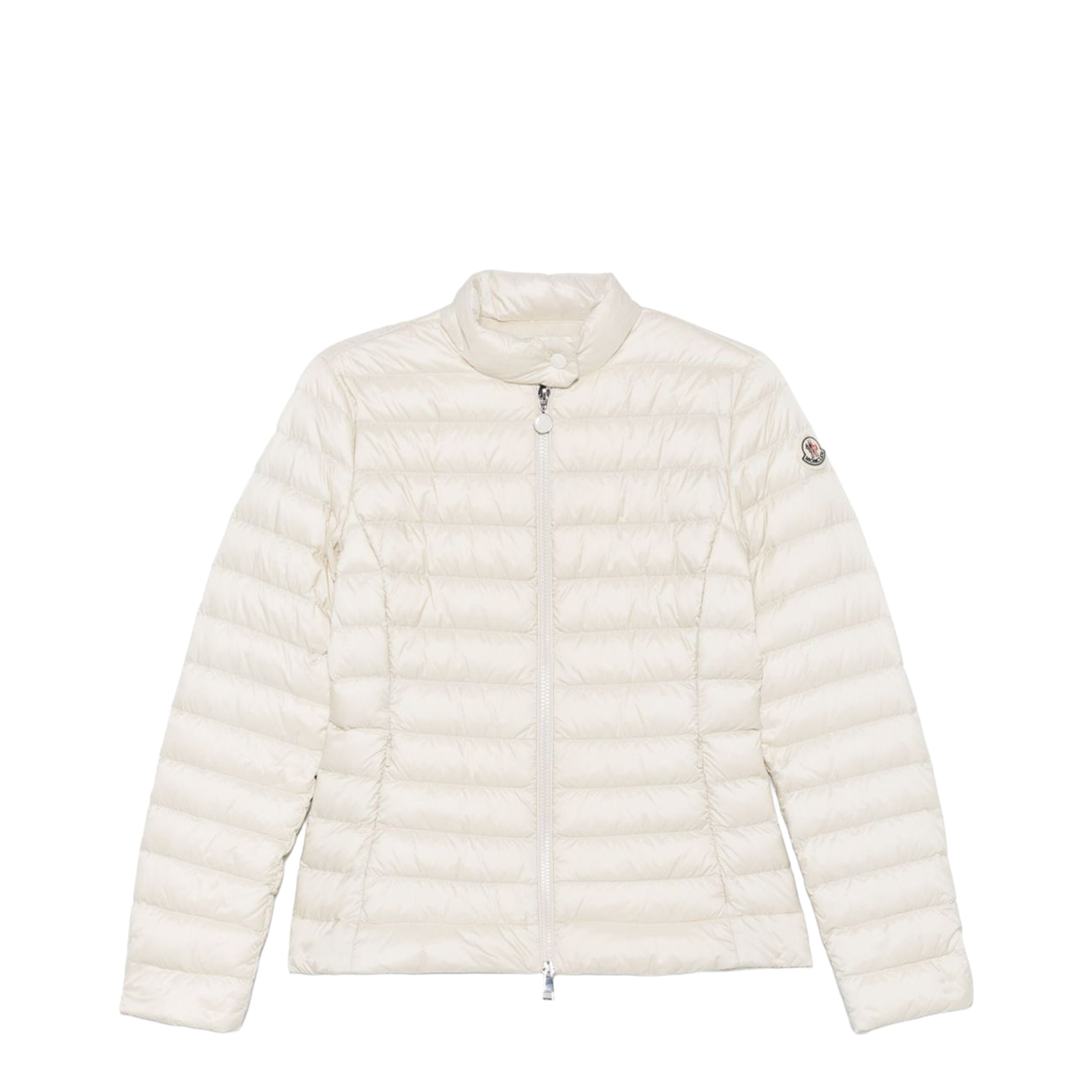 White Ivory Igelle Short Down Jacket
