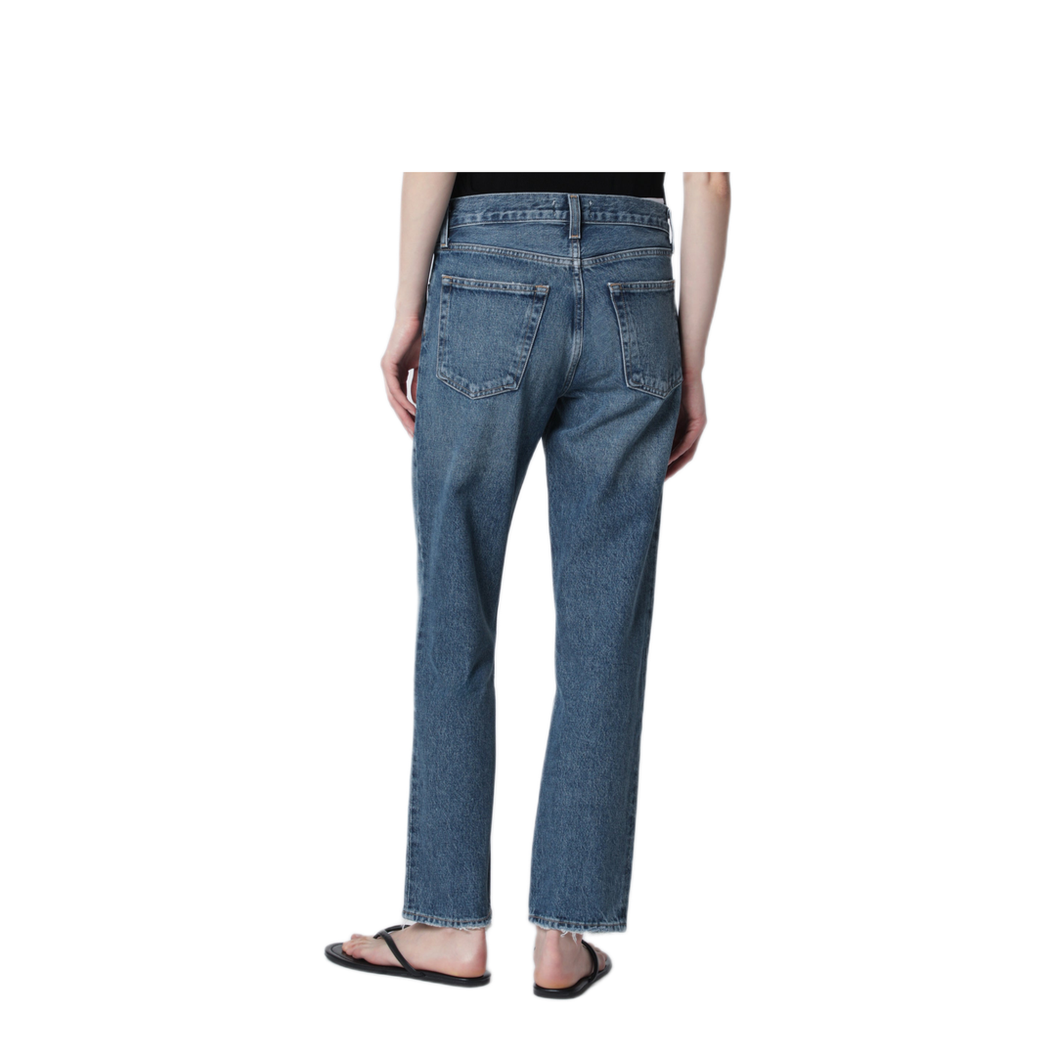 MAYFEYR - Agolde - Romney Jeans In Medium Indigo Denim - A3091810OTY