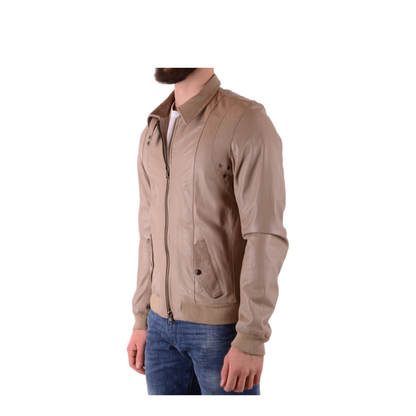 MAYFEYR - S.W.O.R.D - Beige Leather Jacket - 20447