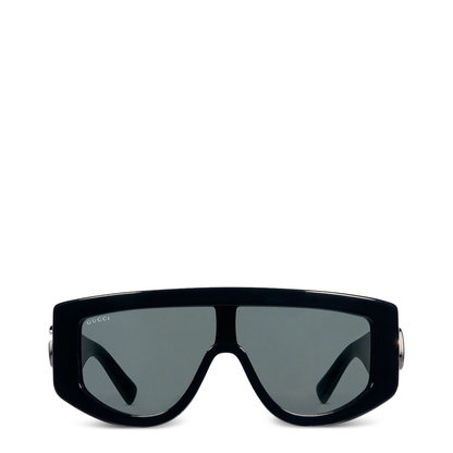 Rectangular Frame Sunglasses in Black