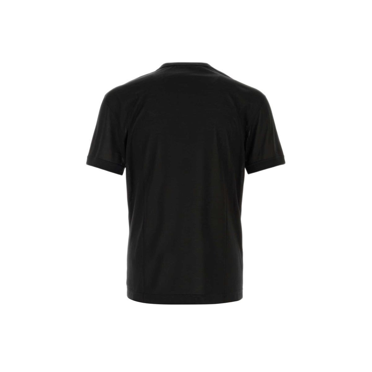 MAYFEYR - Dolce & Gabbana - Black Silk T Shirt - G8QK3TG7P0FN0000