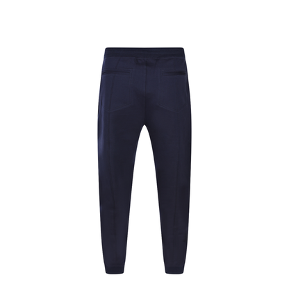 Drawstring Panelled Track Pants Blue