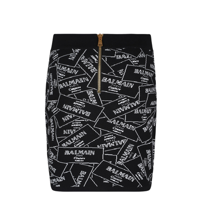 Short Skirt with Monogram