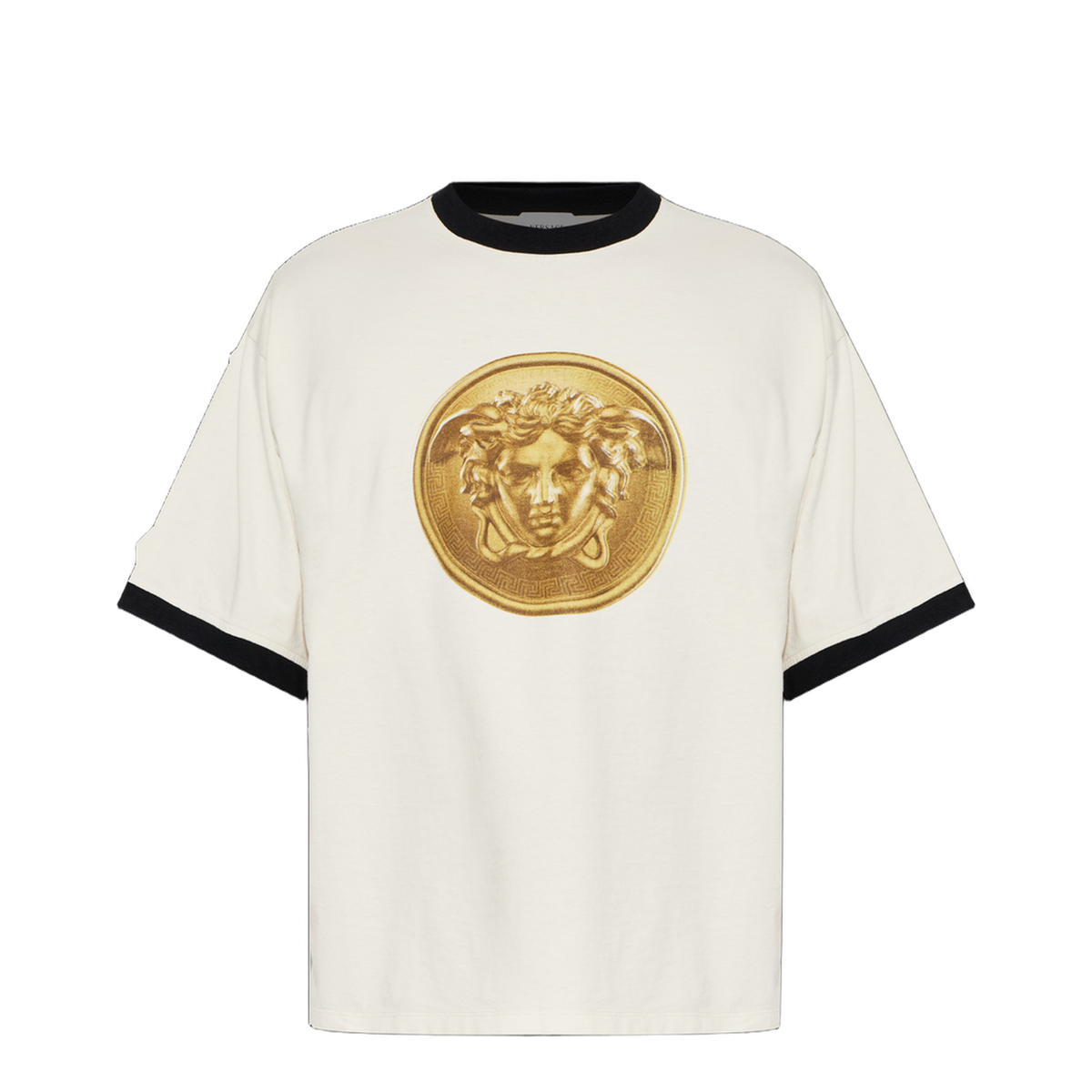 MAYFEYR - Versace - Ivory Cotton T-Shirt - 10260931A187351W790