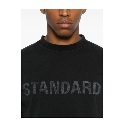 Standard T-Shirt Regular Fit in Black Faded