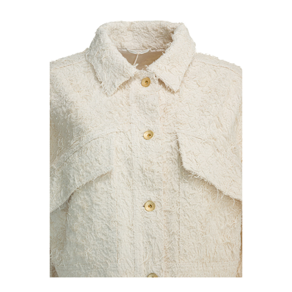 Fuzzy-Texture Jacket