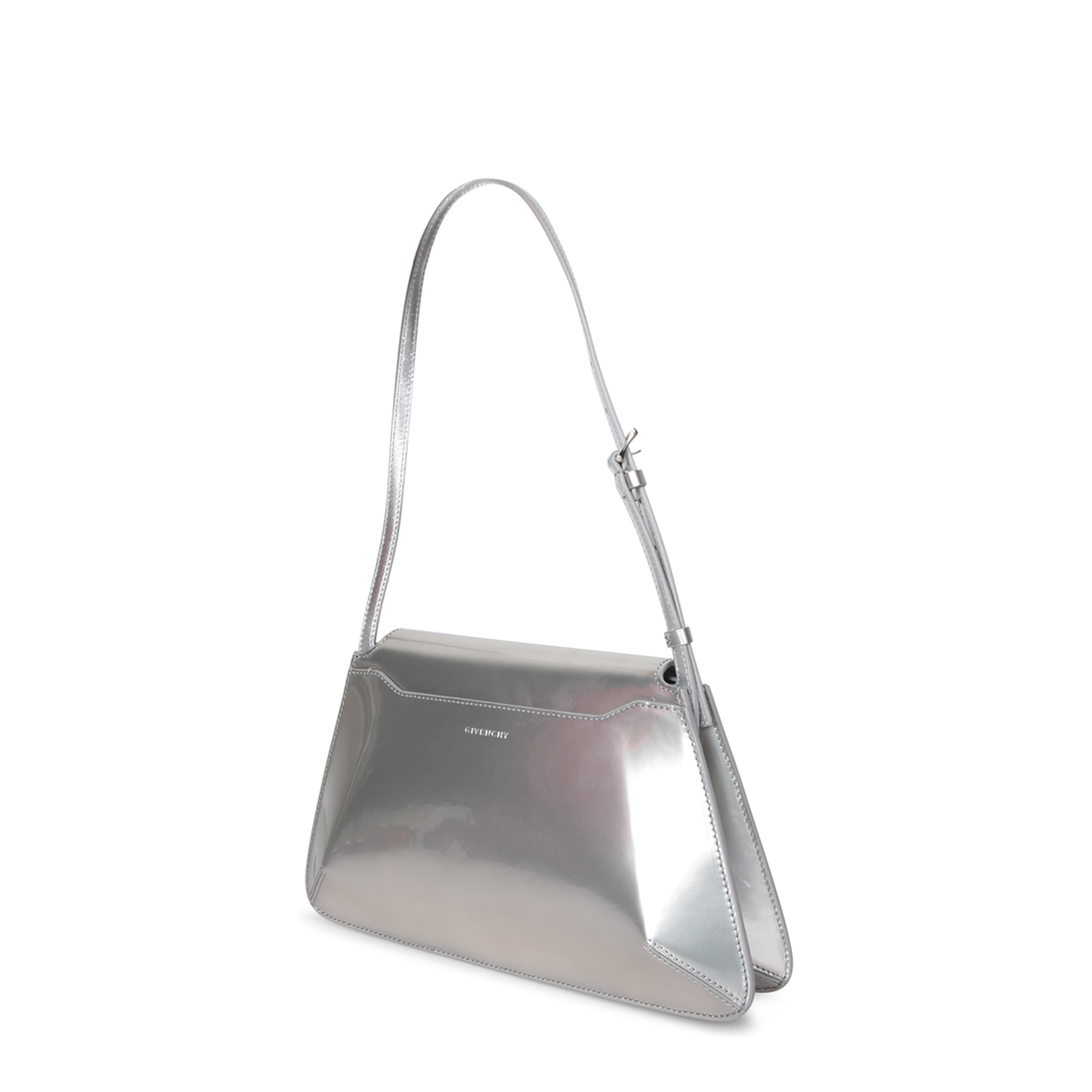 Glossy Leather Shoulder Bag