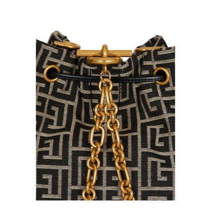 Pulse Monogram Jacquard Backpack - Black
