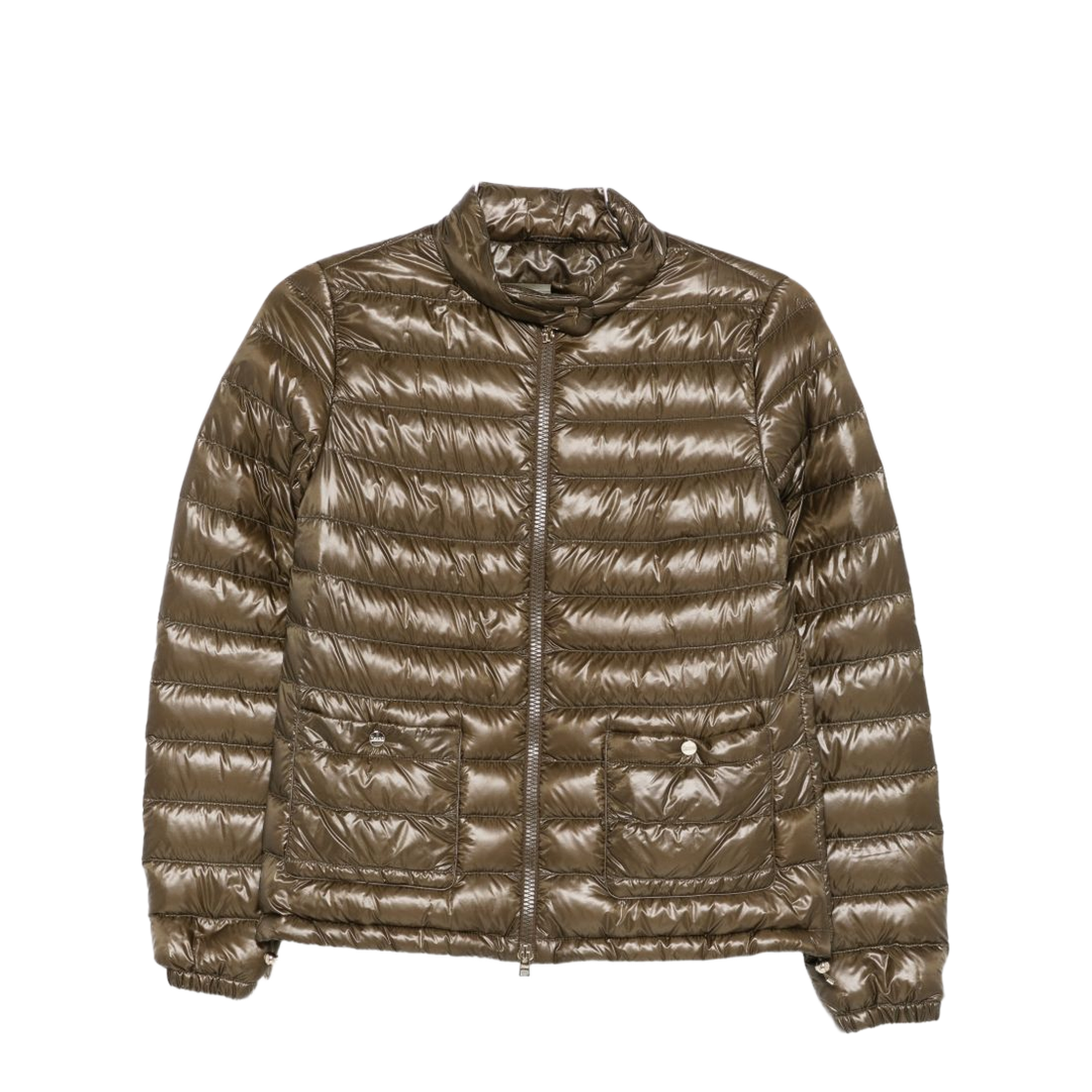 Military Green Ultralight Nylon Bomber Jacket