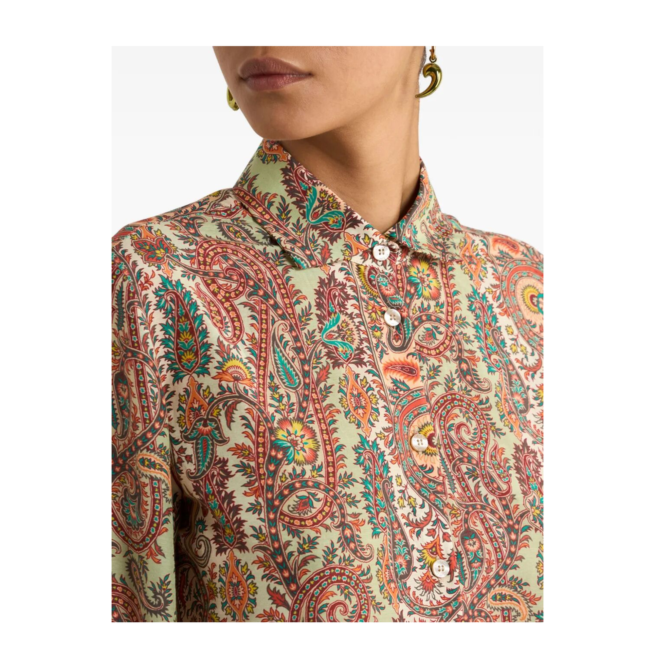 MAYFEYR - Etro - Paisley-Print Silk Blend Shirt - WRIA0019AKH03