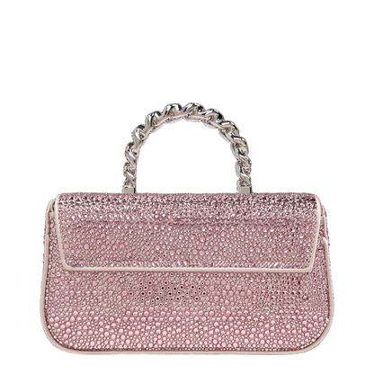 Embellished Satin La Medusa Handbag