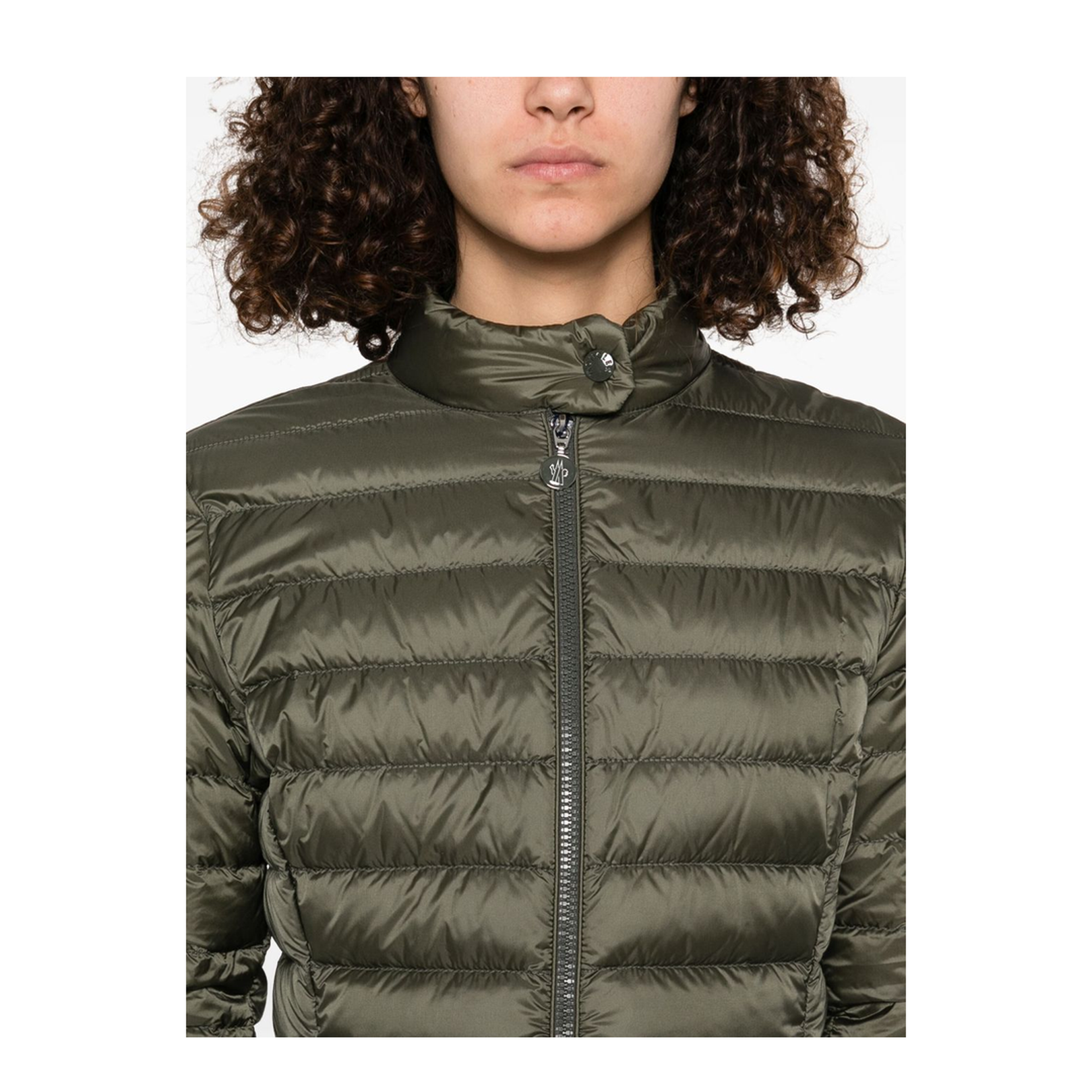 Olive Green Igelle Short Down Jacket