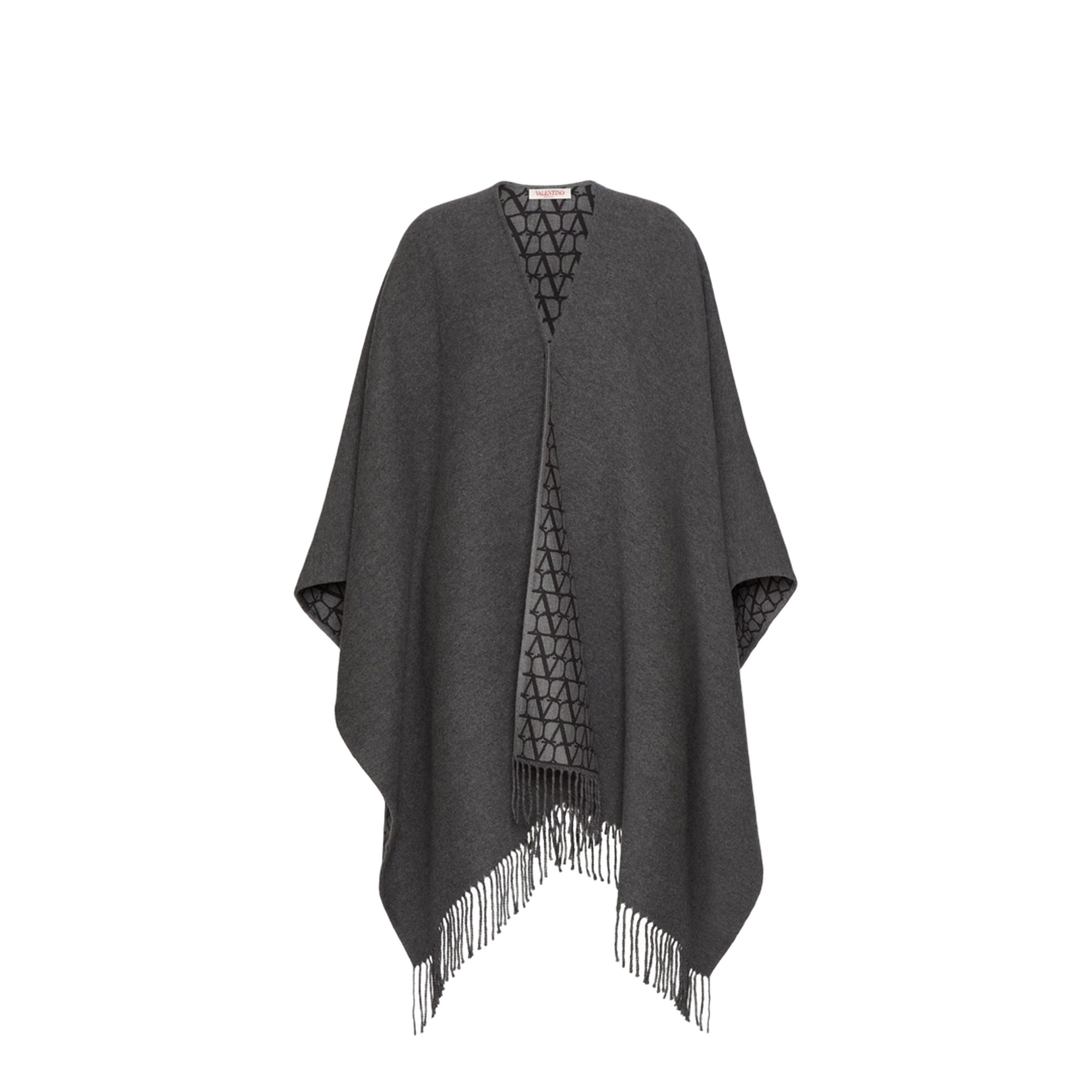 Fringed Double Poncho