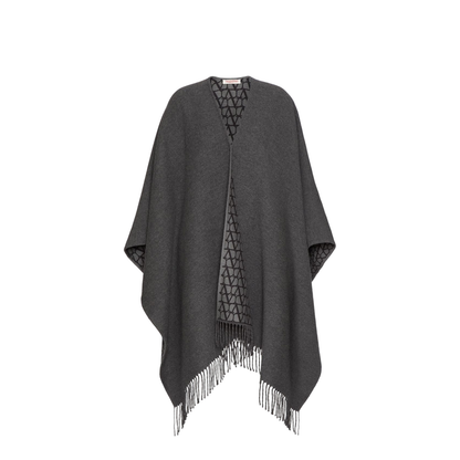 Fringed Double Poncho