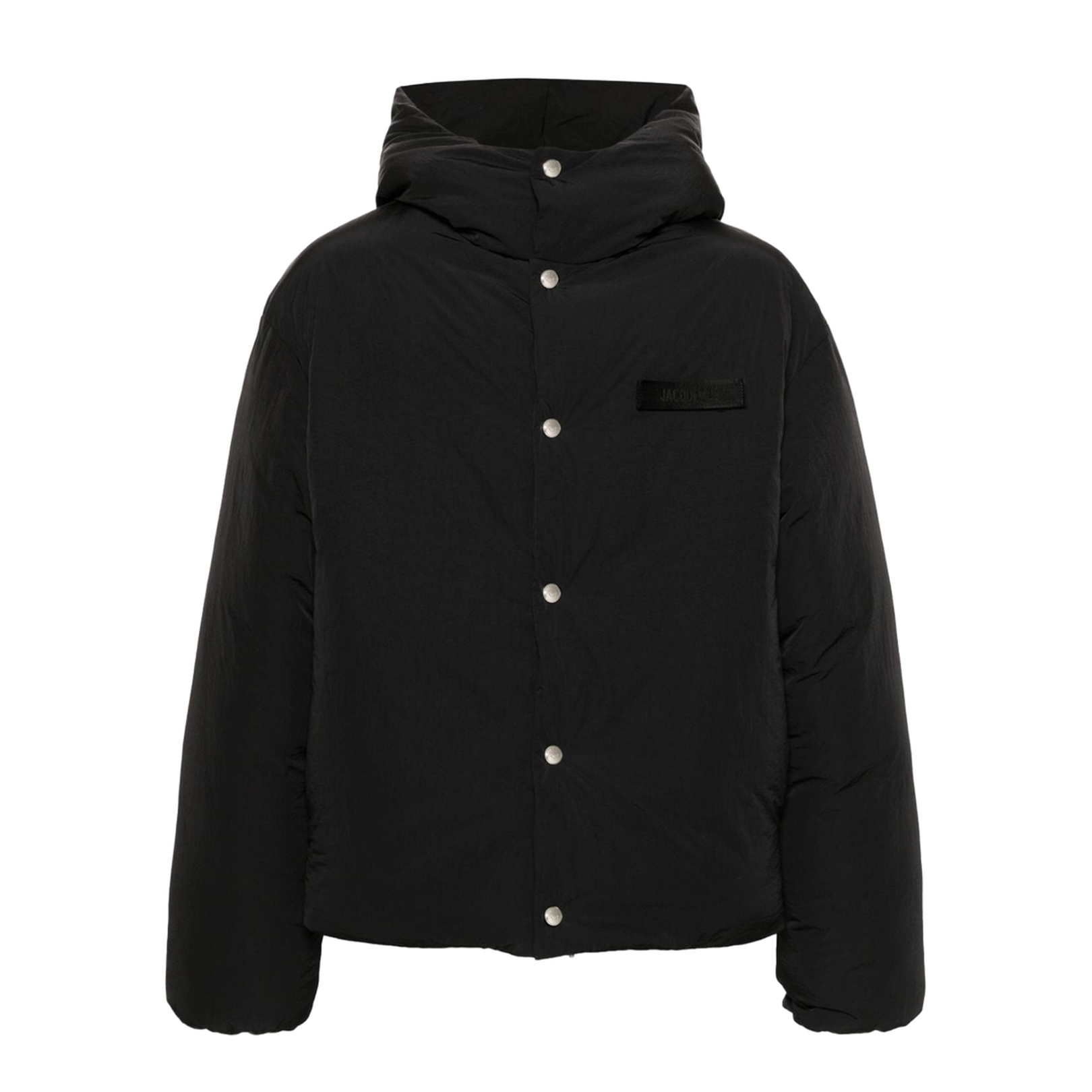 Classic Black Hooded Jacket