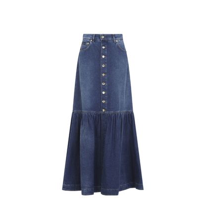 MAYFEYR - Dolce & Gabbana - Long Denim Skirt - F4DDZDG8PH5