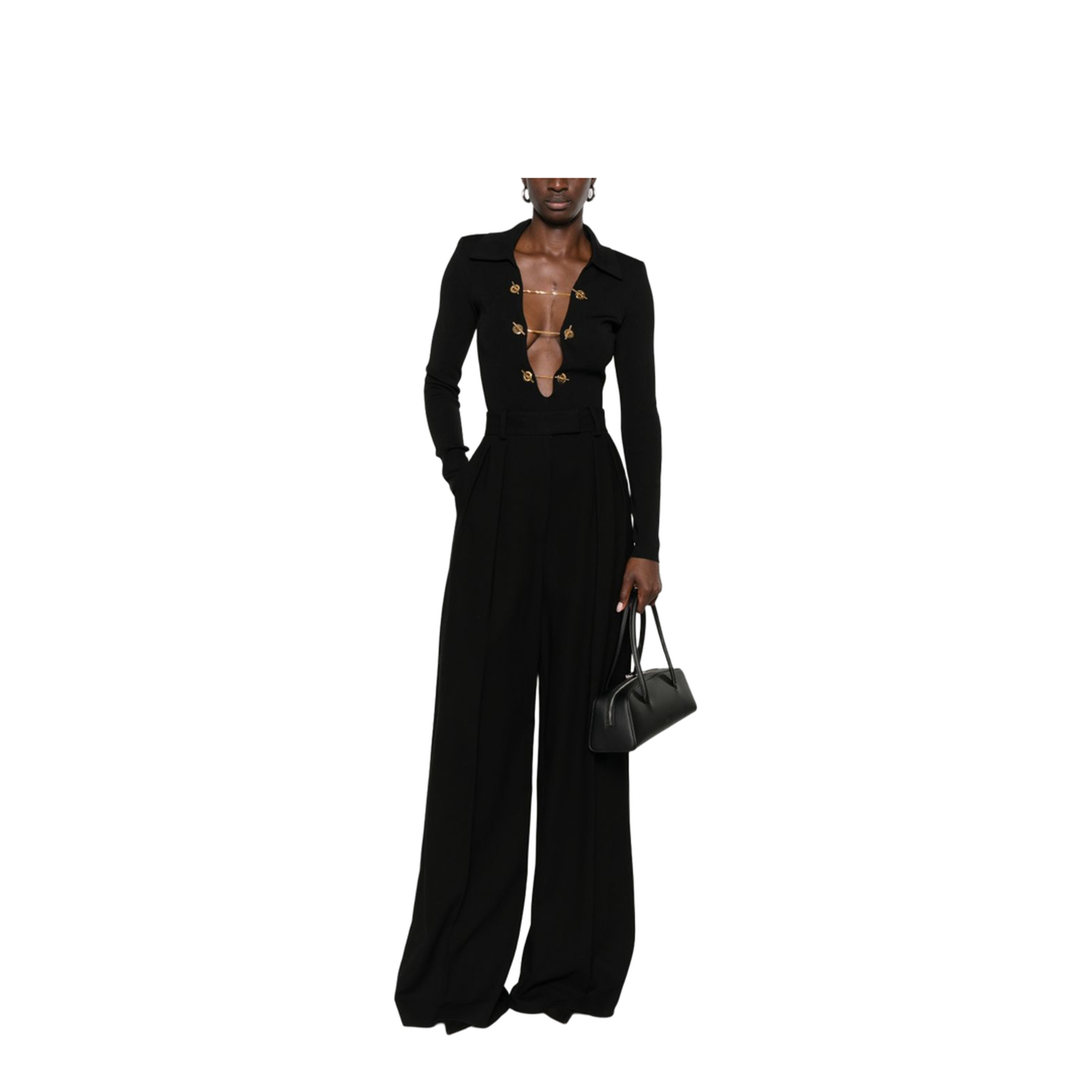 MAYFEYR - Elisabetta Franchi - Top Black - BK06S66E2110