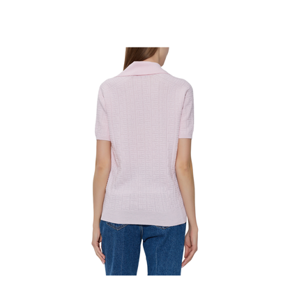 Monogram Knitted Polo Pink