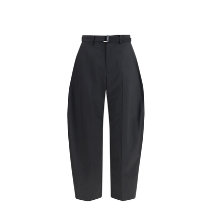 MAYFEYR - Sacai - Wool Tailored Pants With Belt - 2604030M