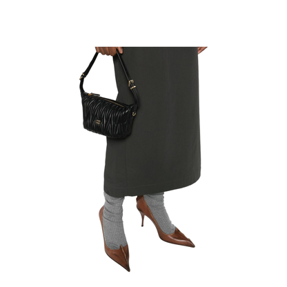 Matelassé Mini Bag Leather - Black