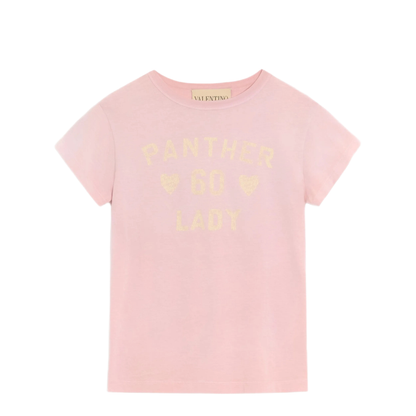 Printed Cotton T-Shirt Pink