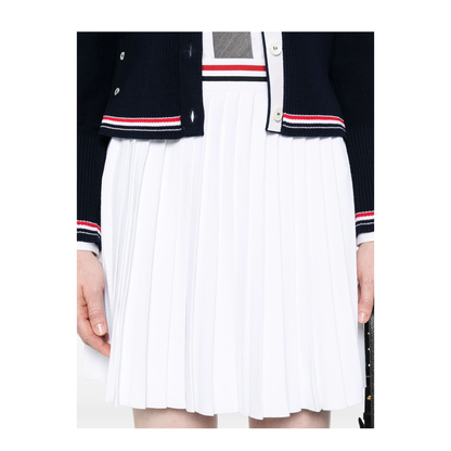 MAYFEYR - Thom Browne - Rwb-Stripe Pleated Miniskirt - FKK139AY5502100