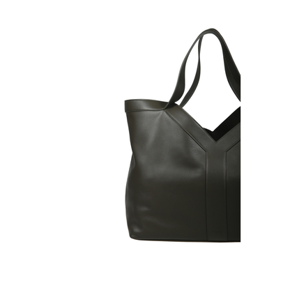 Large Tote in Smooth Leather