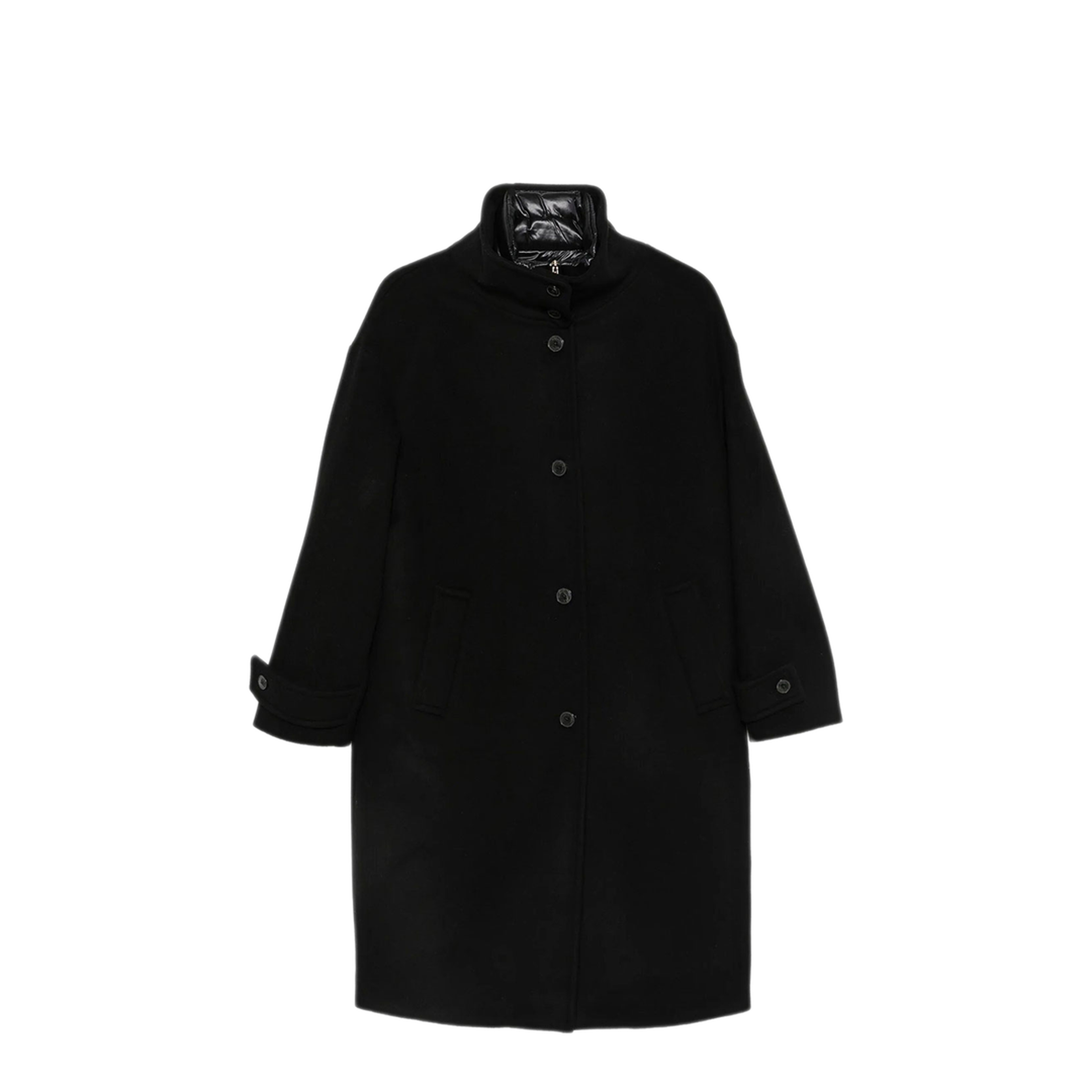 MAYFEYR - Herno - Padded Wool Coat With Button Closure - CA000646D334779300