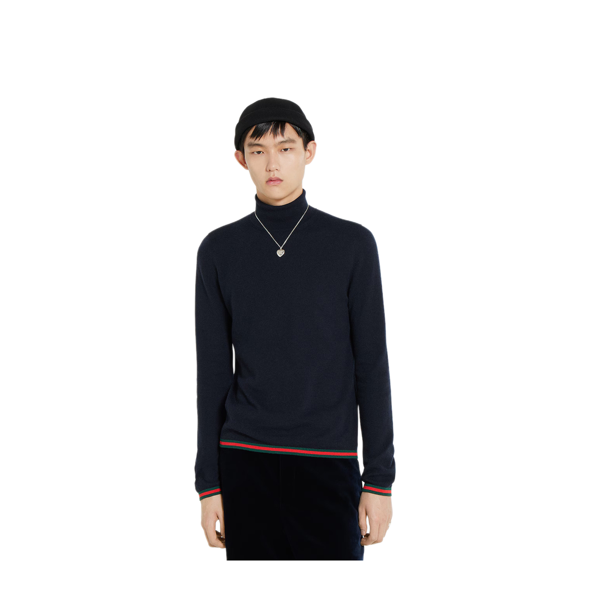 MAYFEYR - Gucci - Cashmere Turtleneck Sweater Blue - 850166XKE044795