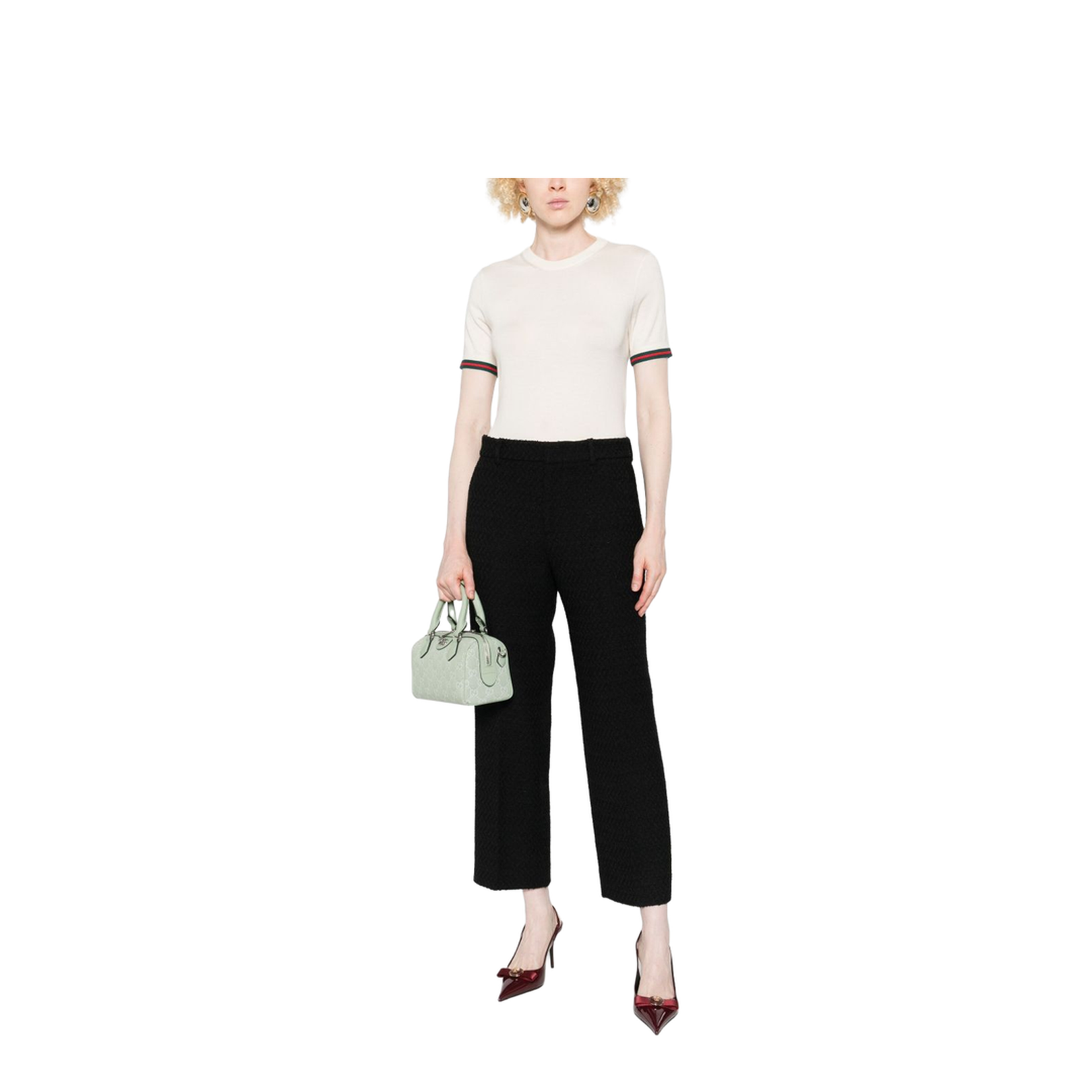 Extra Fine Cashmere Silk Top in White