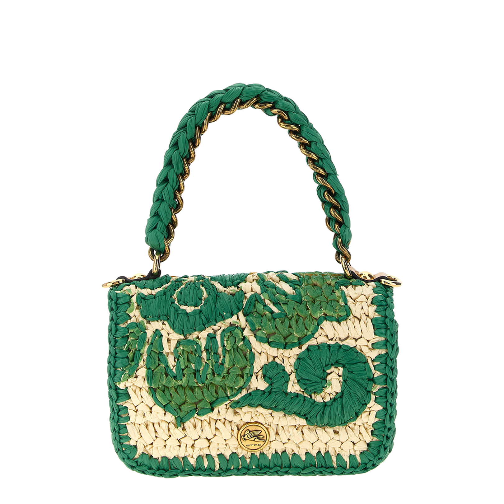 Mini Woven Raffia Bond Bag