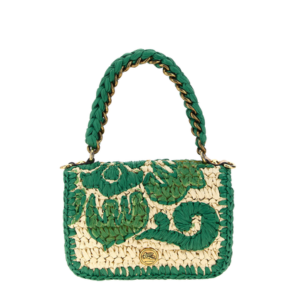 Mini Woven Raffia Bond Bag