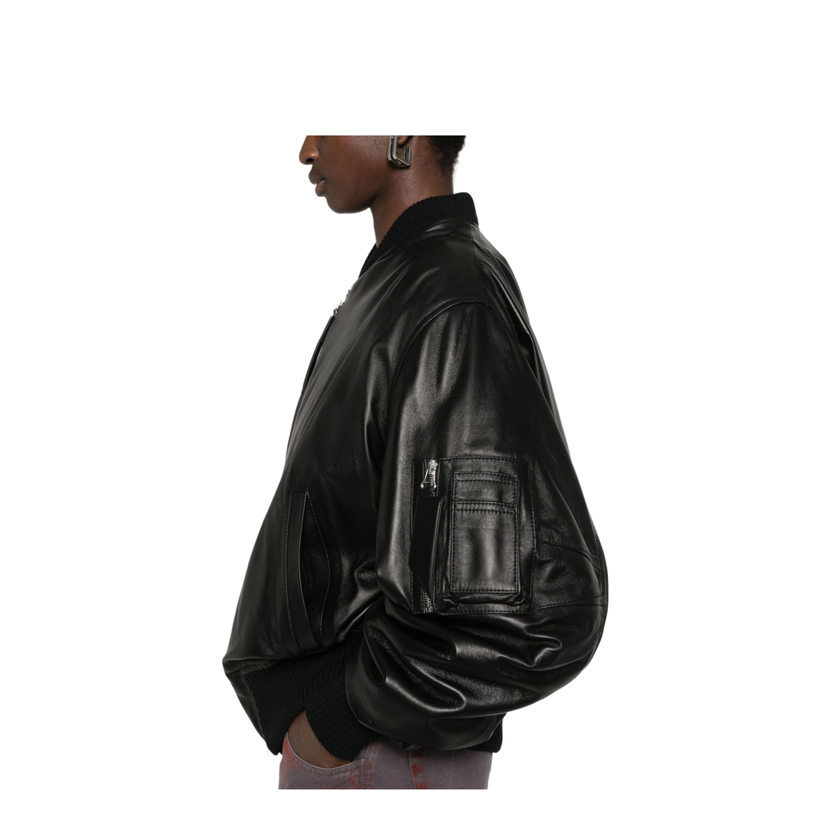 Black Anja Bomber Jacket