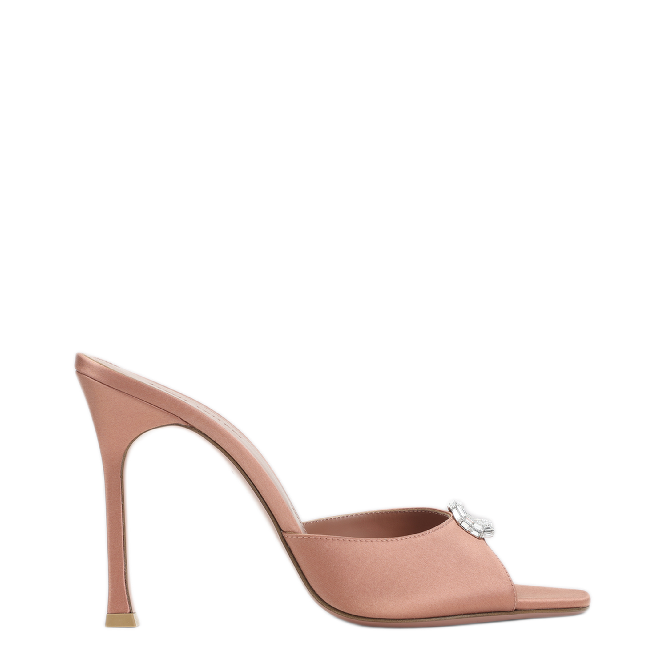 MAYFEYR - Amina Muaddi - Mini Camelia Slipper - 17S366111MINCAPPUCCINO