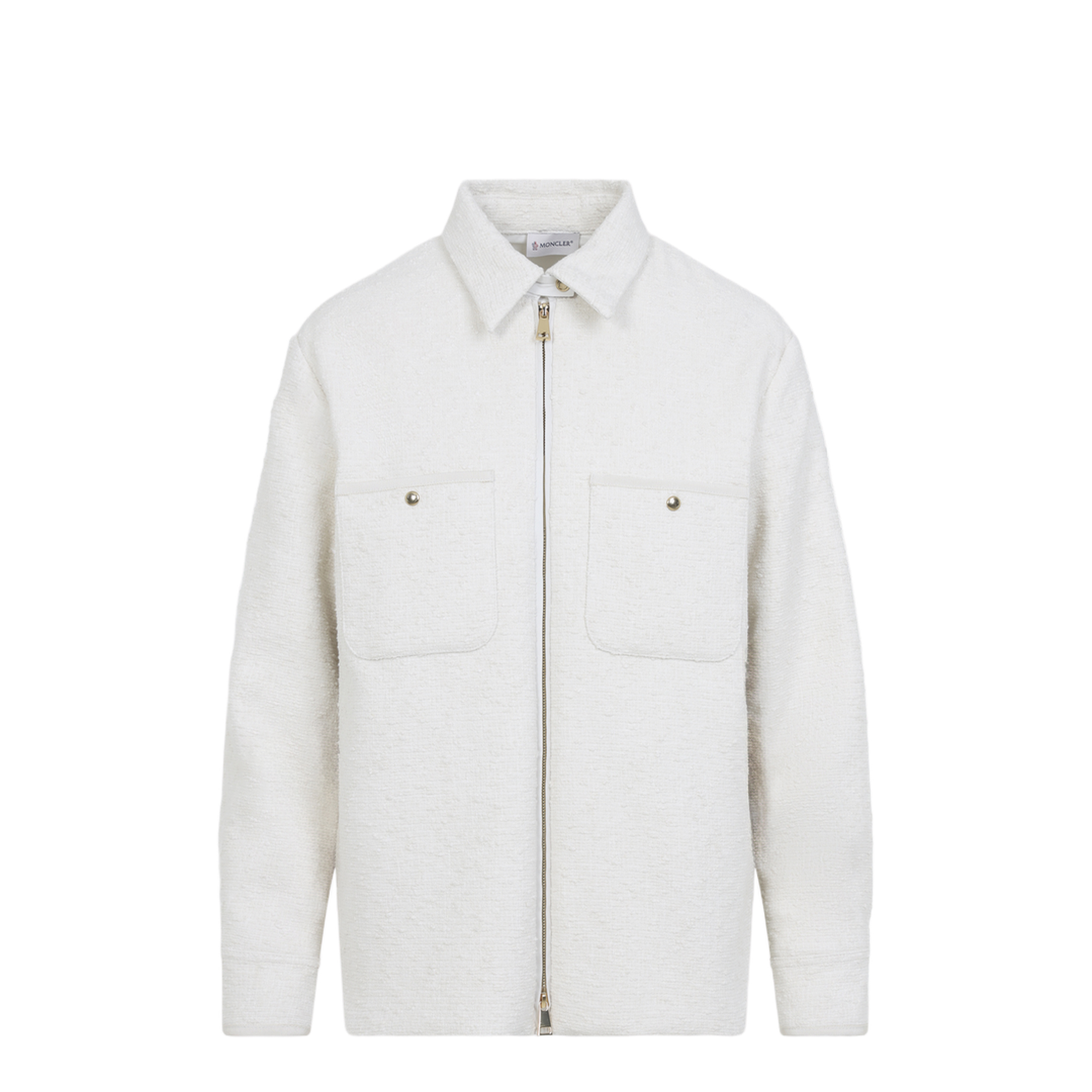 Ivory Bouclé Down Jacket