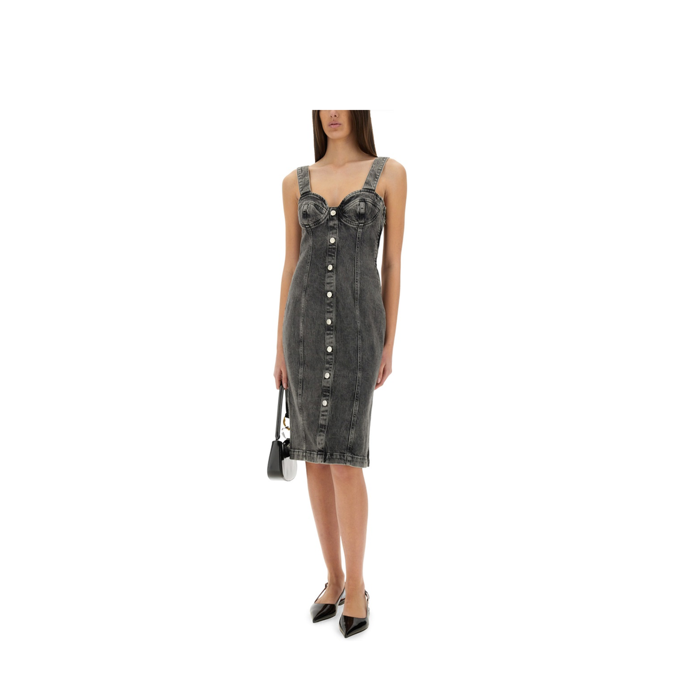 MAYFEYR -  - Denim Midi Dress - 045732191508