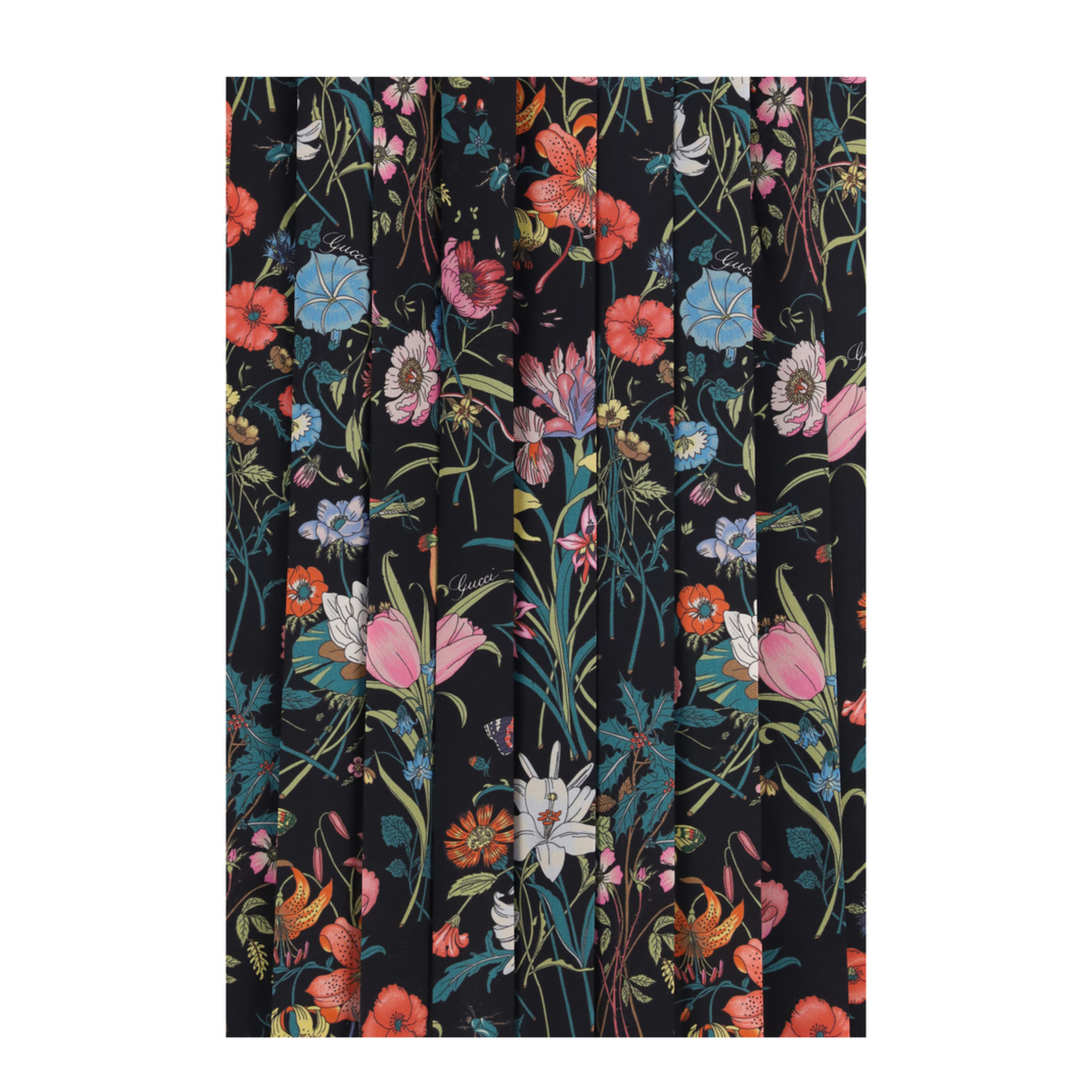 MAYFEYR - Gucci - Flora Printed Silk Midi Skirt - 865115ZAU22