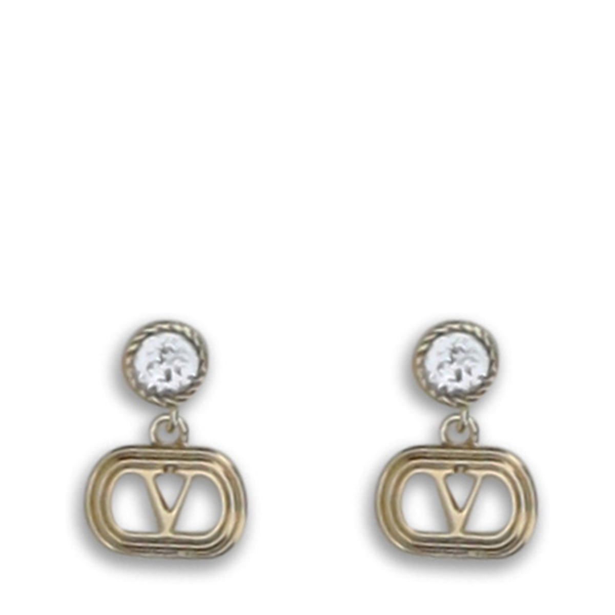 MAYFEYR - Valentino - Ovalette Earrings In Metal And Swarovski Crystals - 9W2J0AI4YCW9MN