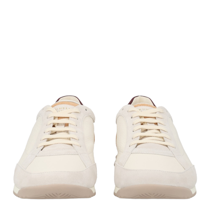 Sneaker with Suede Details