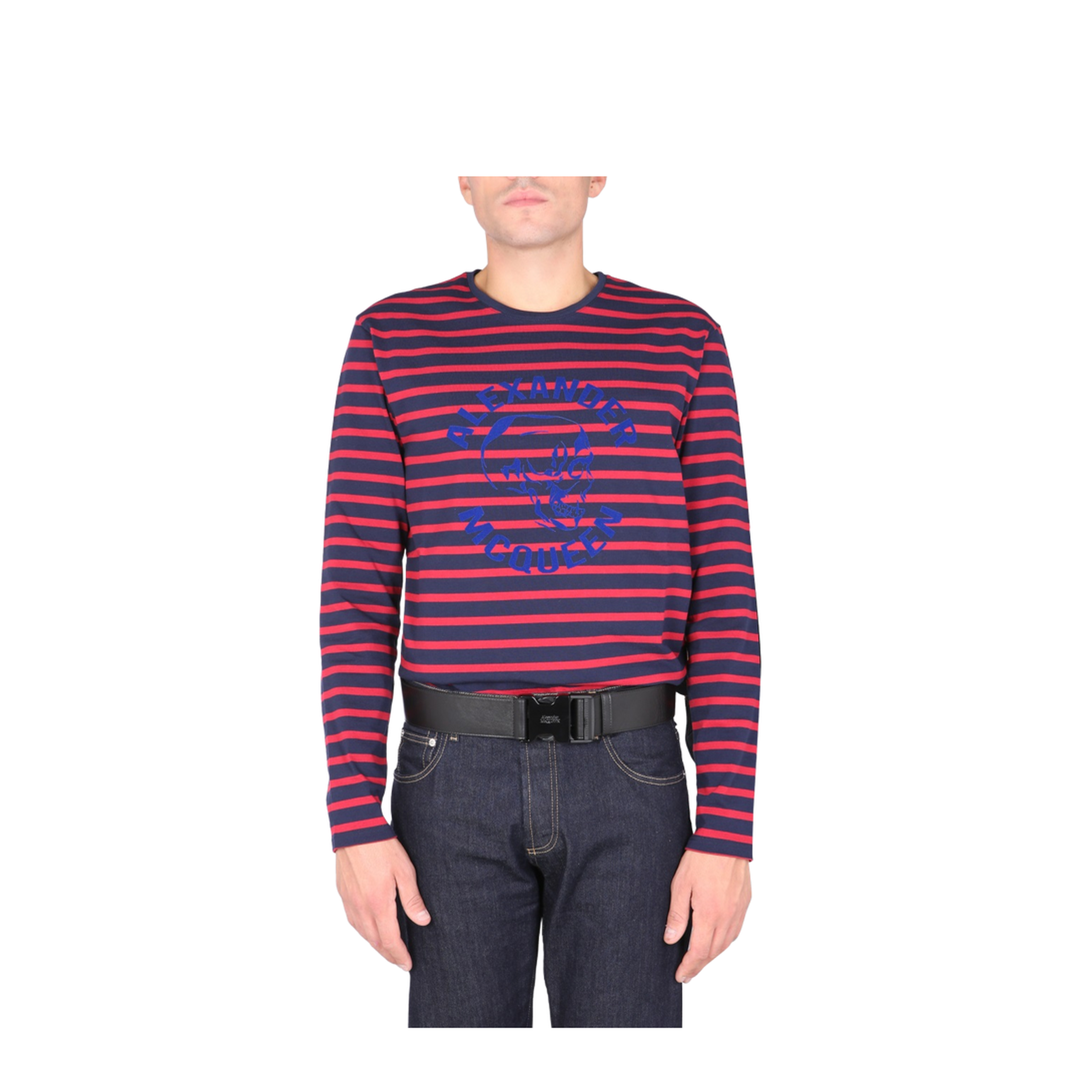 T-Shirt with Flocked Logo