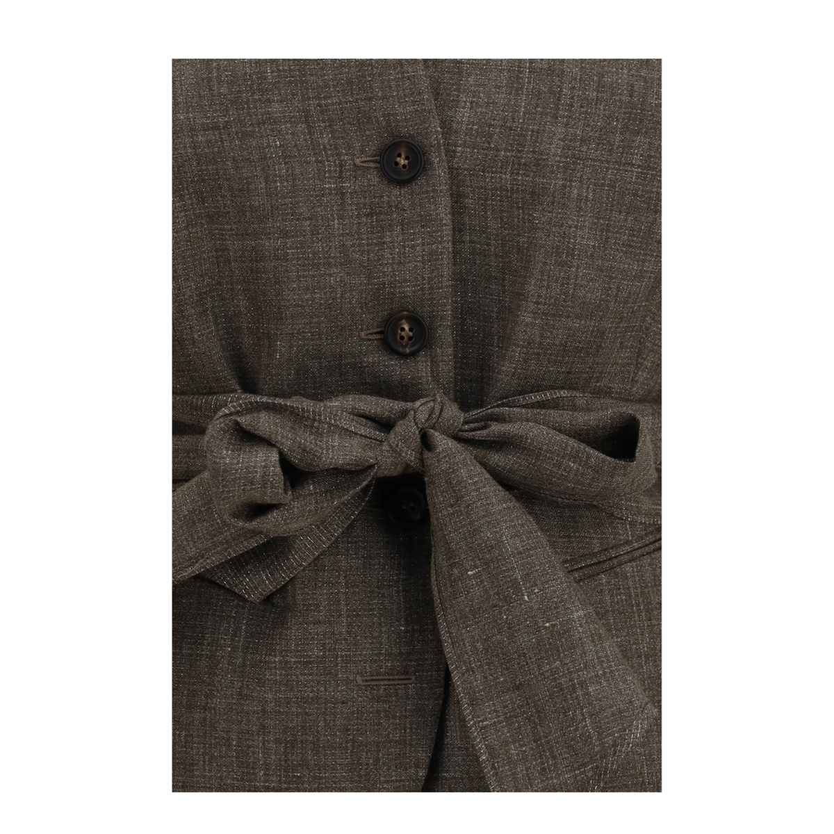 MAYFEYR - Brunello Cucinelli - Belted Linen Vest - MQ194B3D06C031