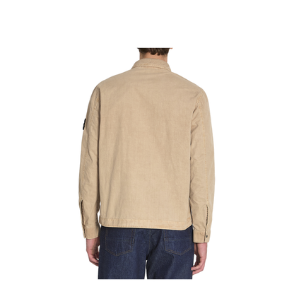 Brushed Organic Cotton Canvas Overshirt