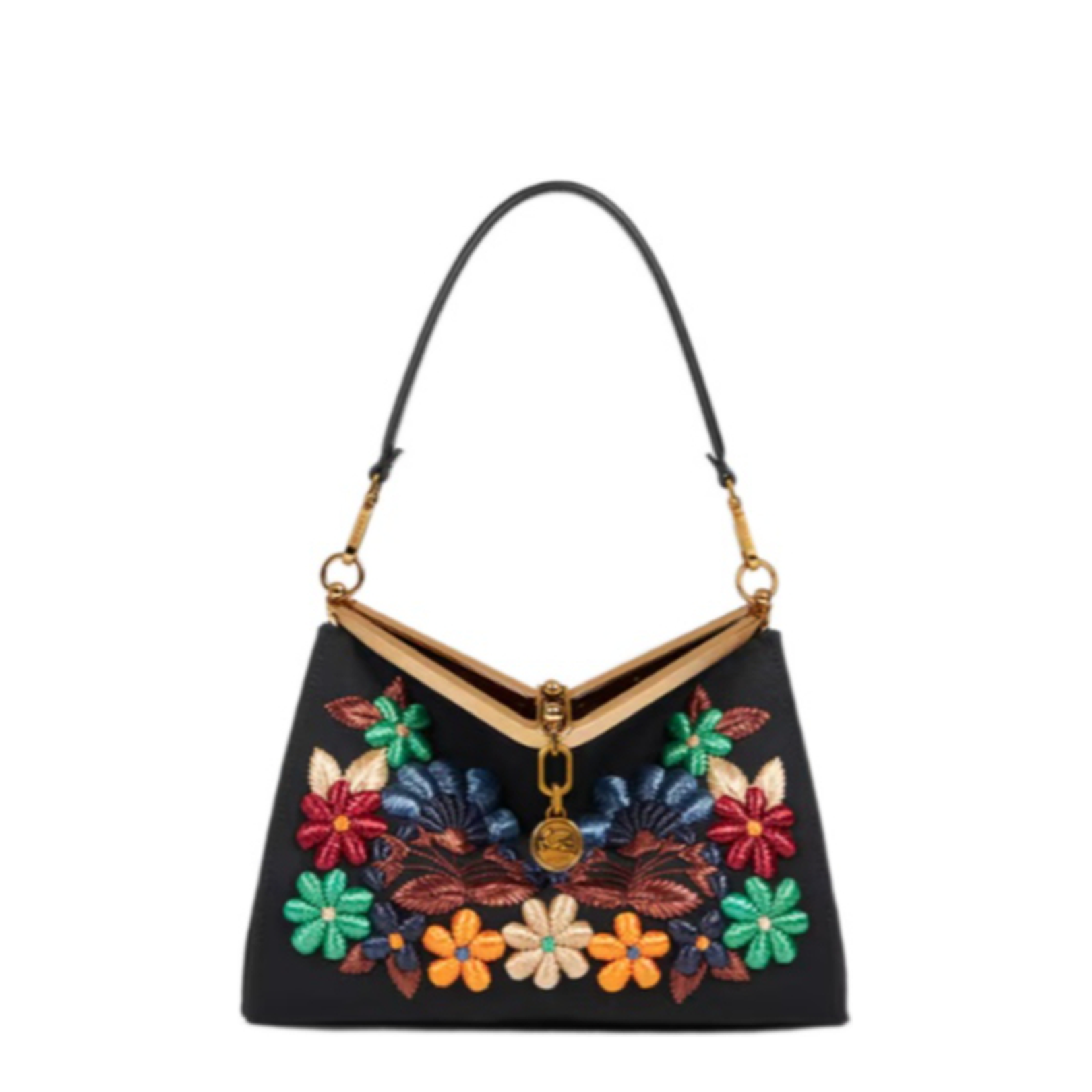 Medium Vela Bag with Flowers