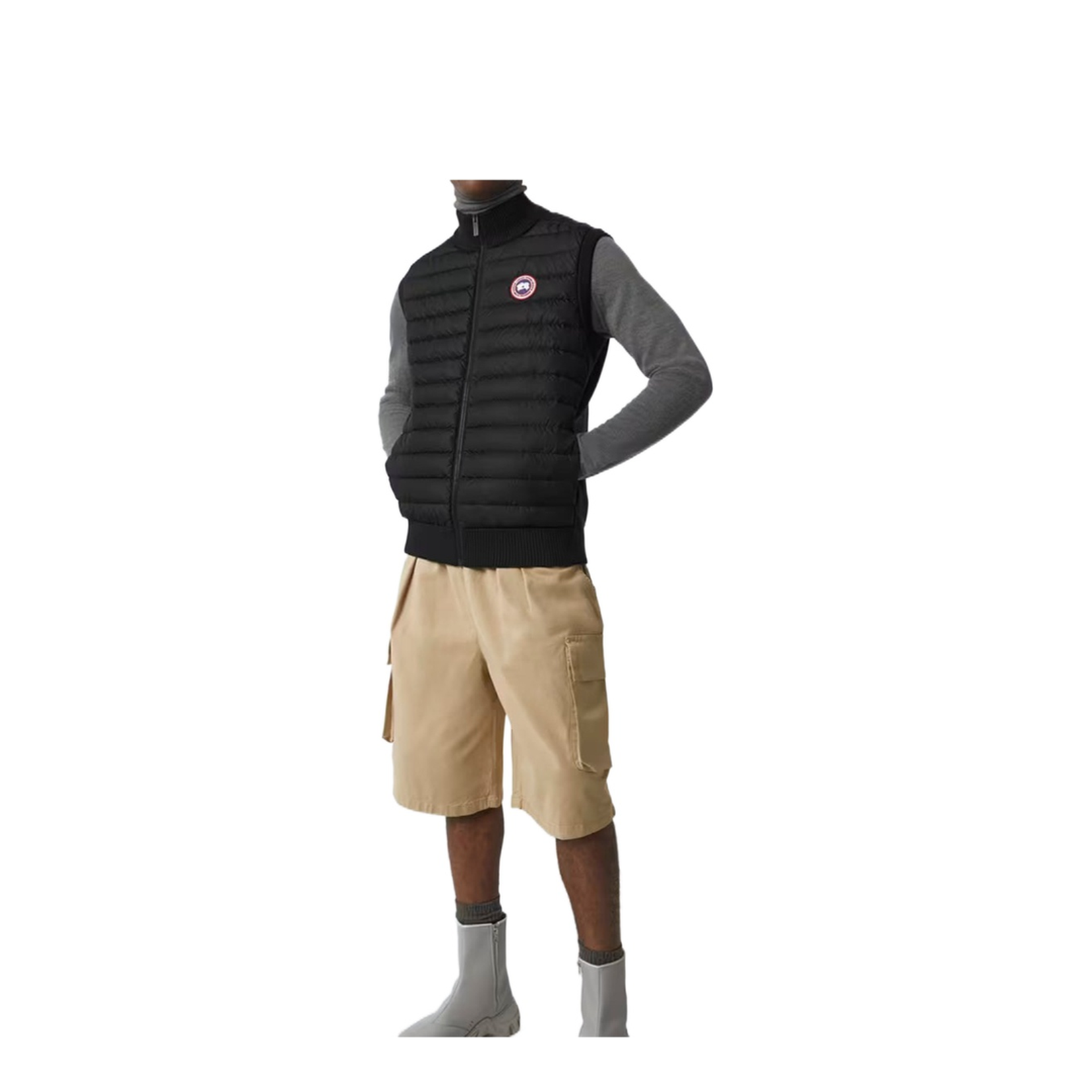 HyBridge Quilted Knit Vest