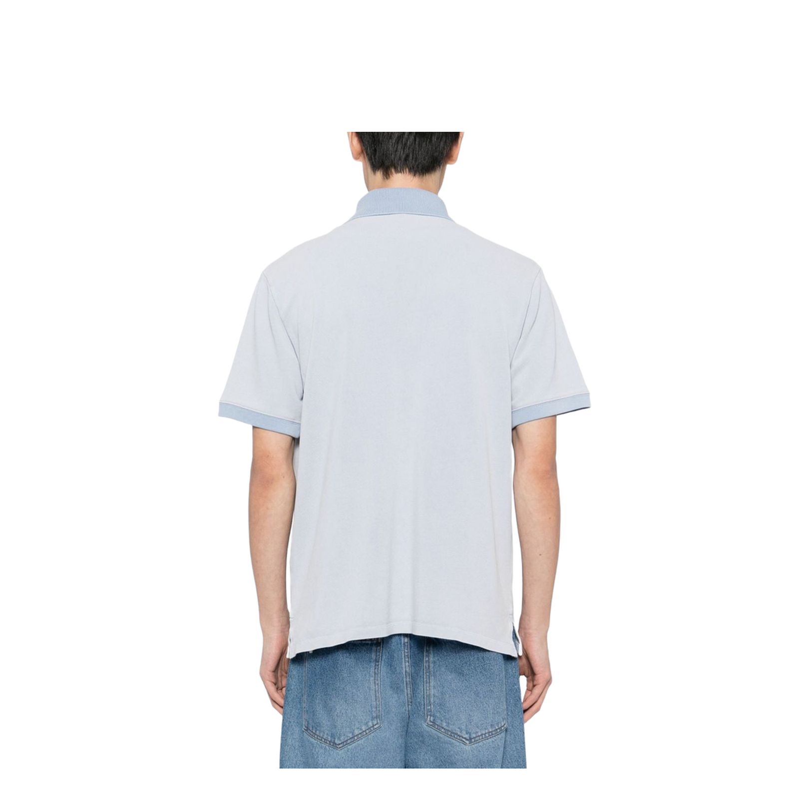 Polo in Cotton Blue