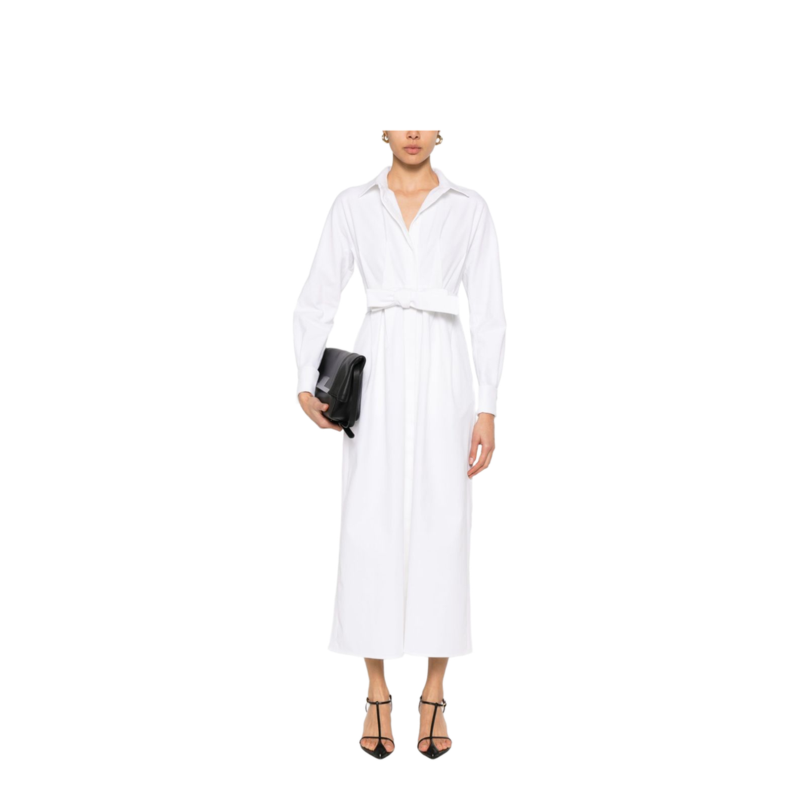 Cotton Long Shirt Dress