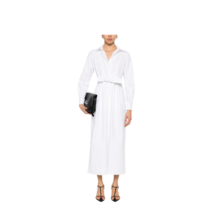 Cotton Long Shirt Dress