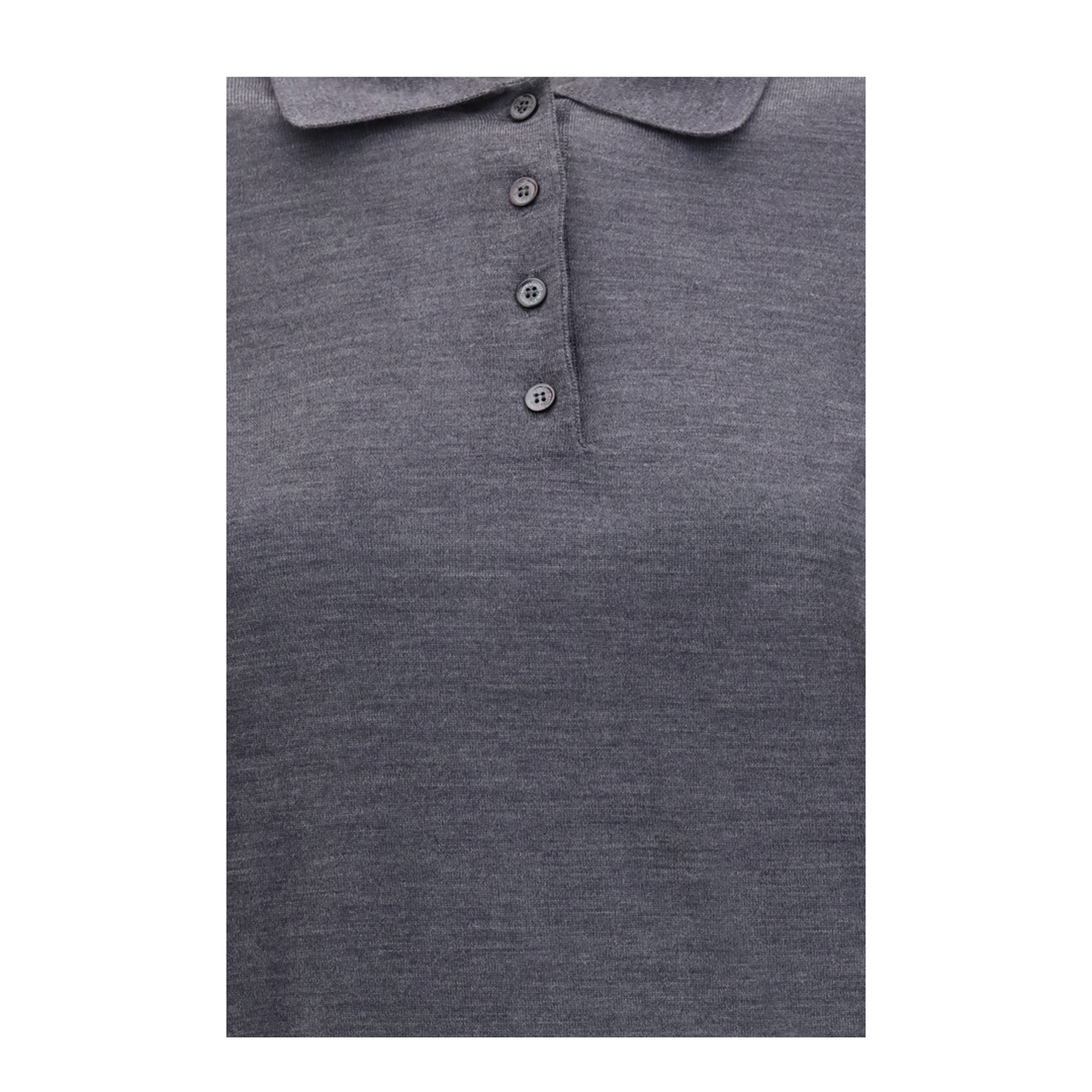 MAYFEYR - Golden Goose - Long Sleeve Merino Wool Polo - GWP01354P00104160318